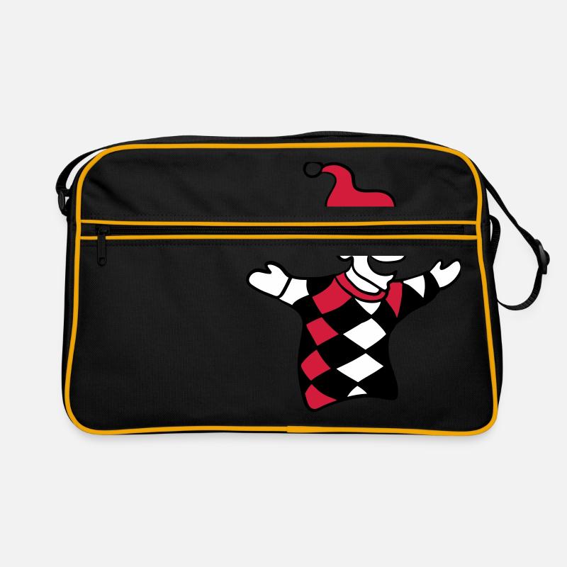kasperle - Kasperletheater - 3 - Retro Tasche - Schwarz/Gold