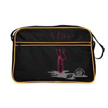 ballet passion - Sac Retro - noir/or - Devant