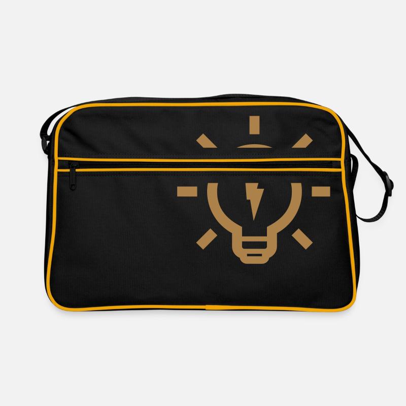 glühbirne idee Retro Tasche