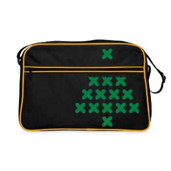 Christmas tree - Sac Retro - noir/or - Devant