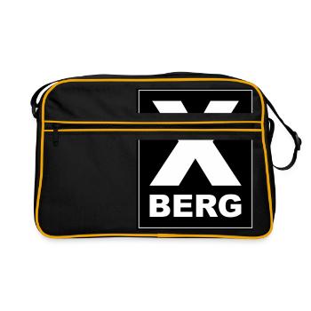 Berlin Kreuzberg X Berg - Retro Tasche - Schwarz/Gold - Vorne