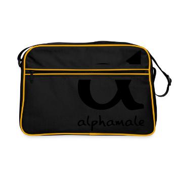 alphamale - Sac Retro - noir/or - Devant