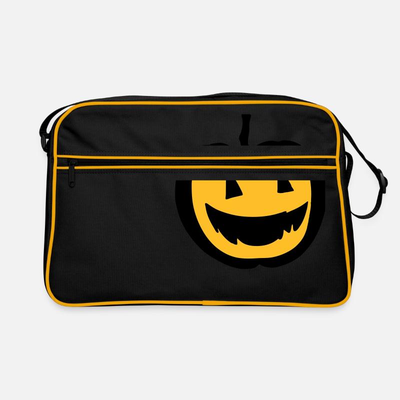 Halloween - Retro Tasche - Schwarz/Gold
