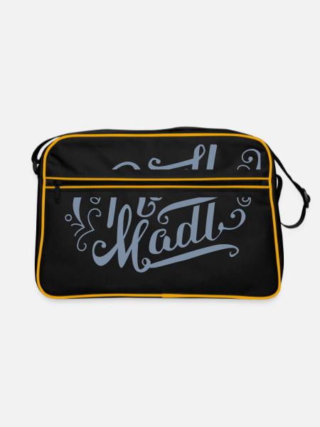 RadlMadl - Retro Tasche - Schwarz/Gold