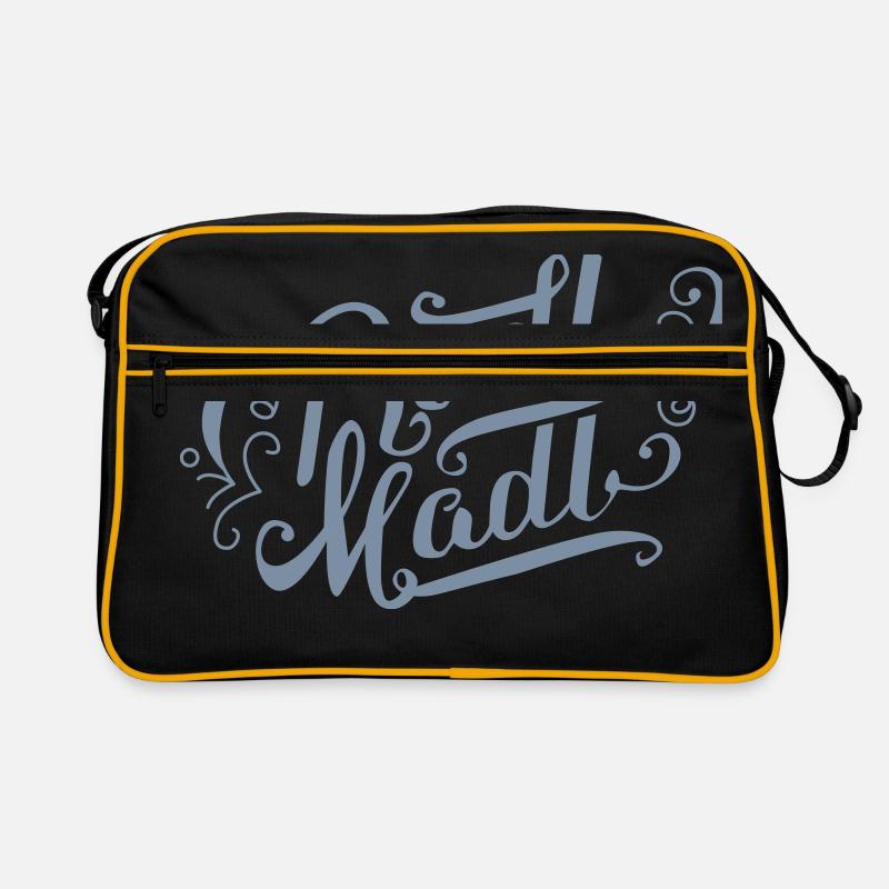RadlMadl - Retro Tasche - Schwarz/Gold
