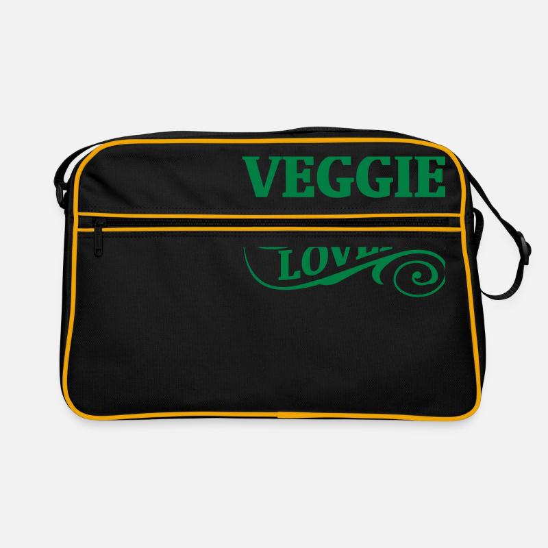 VEGGIE LIEBHABER! Retro Tasche