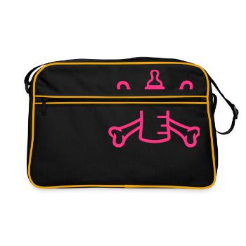 Nuckel OS - Sac Retro - noir/or - Devant