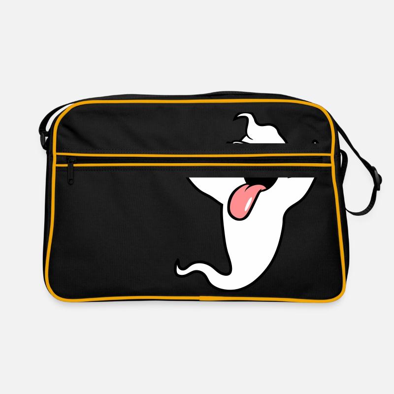 cool sunglasses grimace ghost ghost laugh Retro Bag