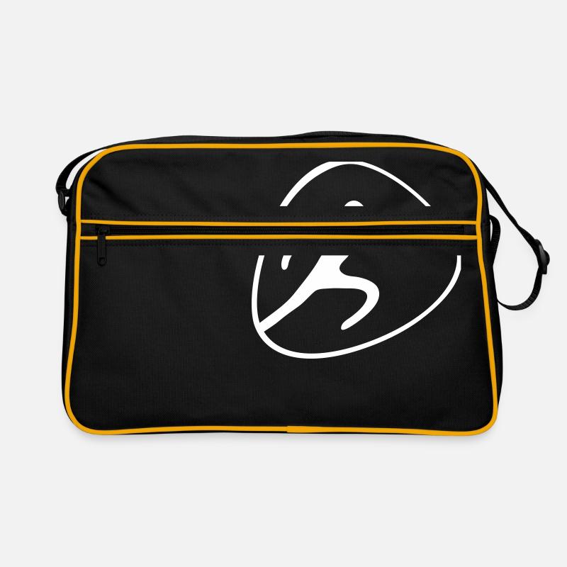 escrime_olim1 - Sac Retro - noir/or