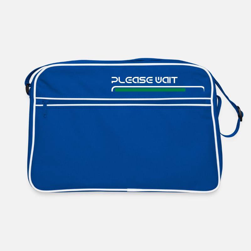 Gehirn wird geladen... Retro Tasche