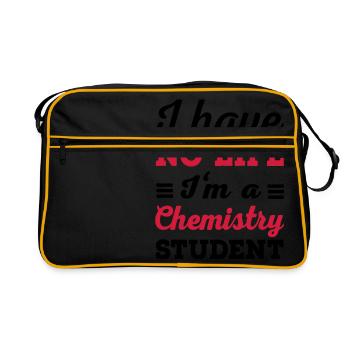 chemistry - Retro Bag - black/gold - Front