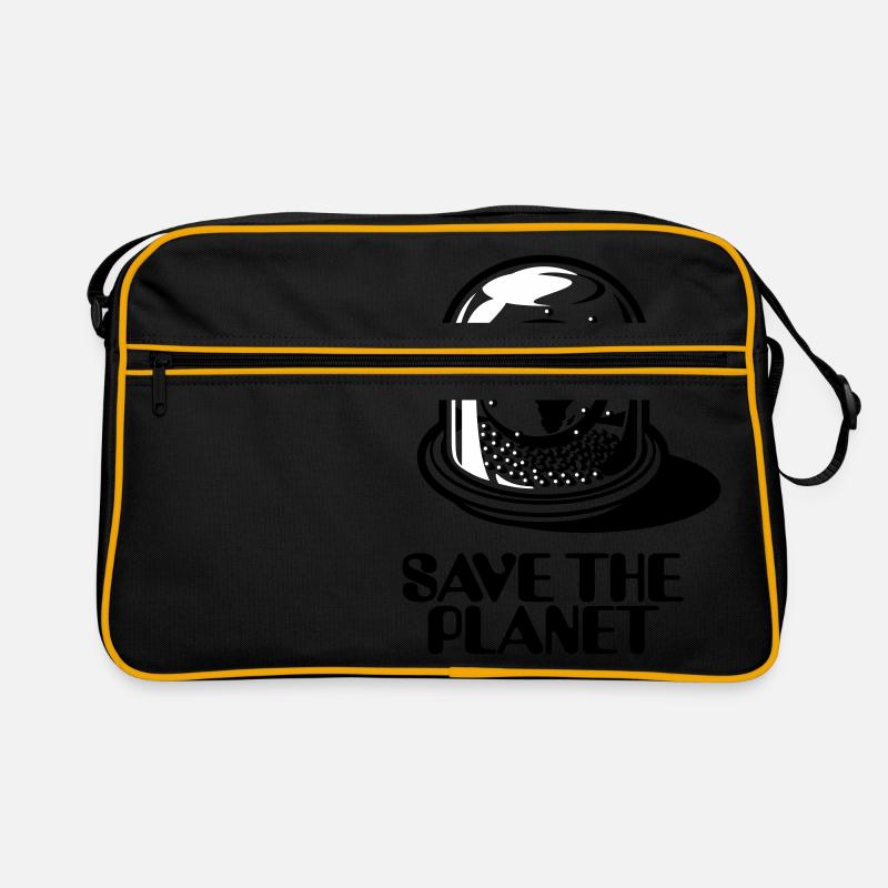 Weltkugel - Save The Planet 2c Sac Retro