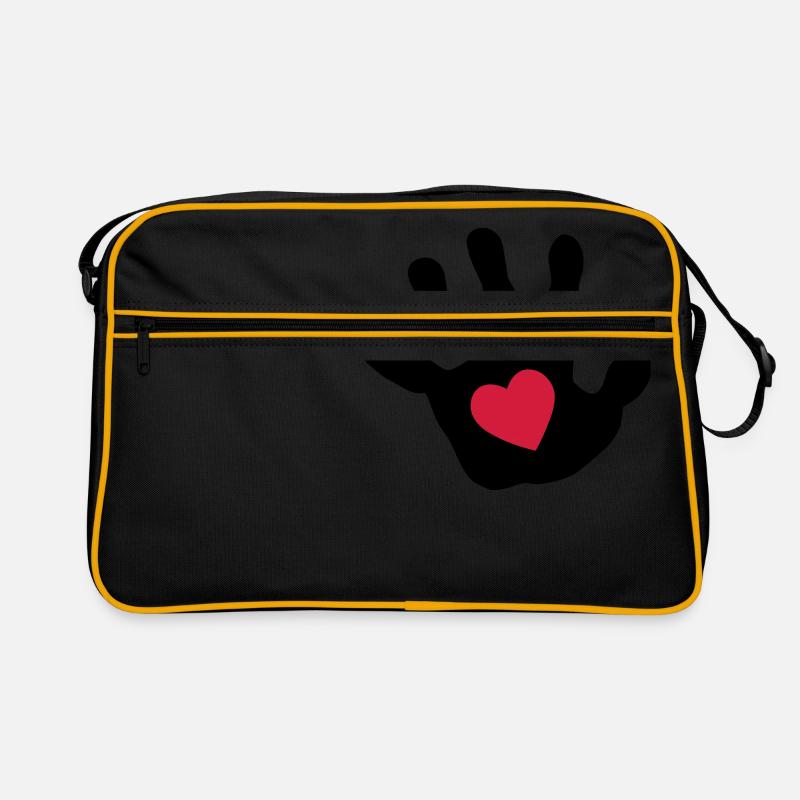 Bébé main - cœur Sac Retro