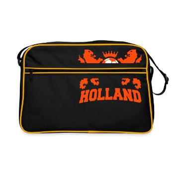 holland / nederlands elftal / the netherlands - Sac Retro - noir/or - Devant