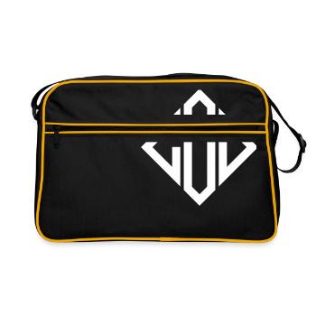 God god square rhombus - Retro Bag - black/gold - Front