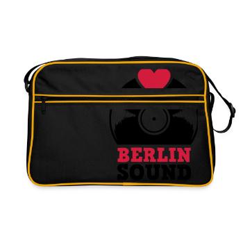 Enregistrement du son capot Chiller Berlin - Sac Retro - noir/or - Devant