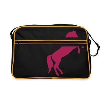 Wild Horse - this design lets you change the - Retro Bag - black/gold - Front
