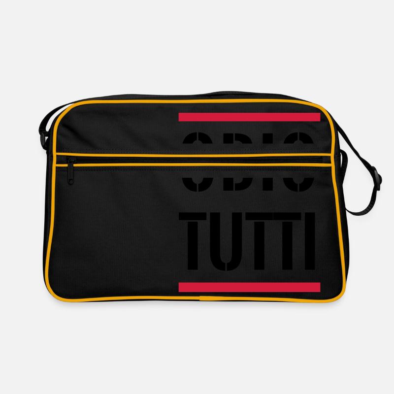 Ich hasse jeden Retro Tasche
