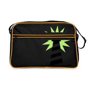 Lighthouse bright sunlight 2c - Retro Bag - black/gold - Front