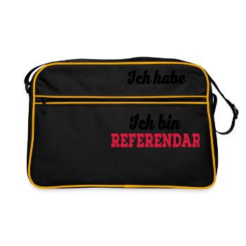 Trainee lawyer - Retro Bag - black/gold - Front