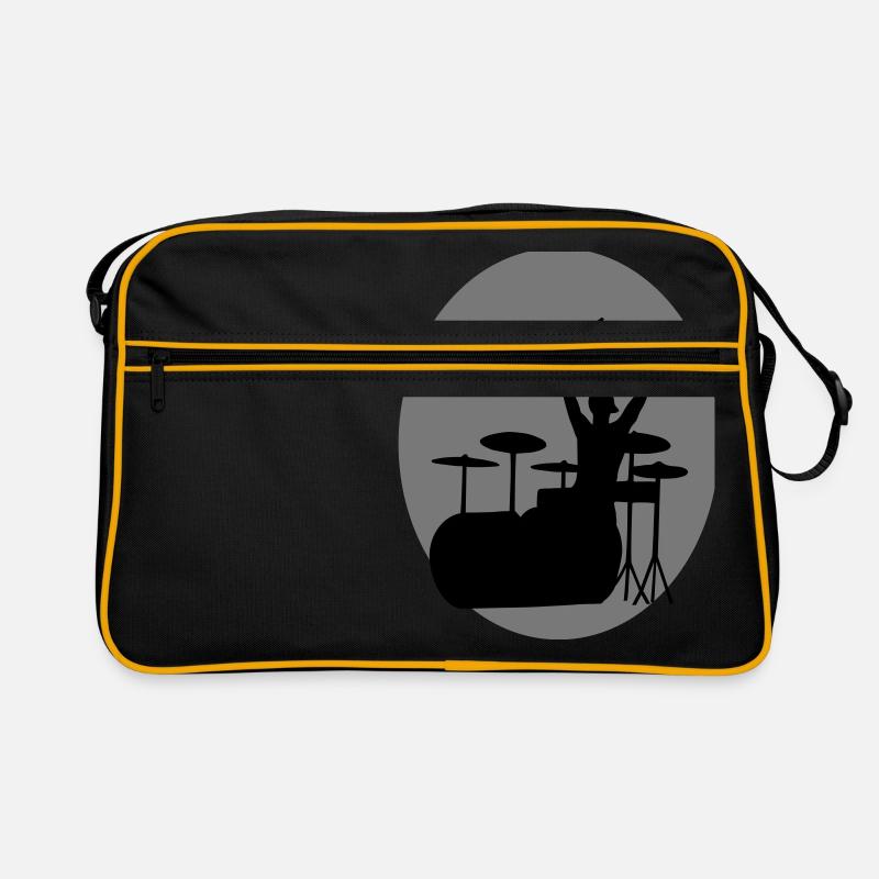 Schlagzeuger Retro Tasche