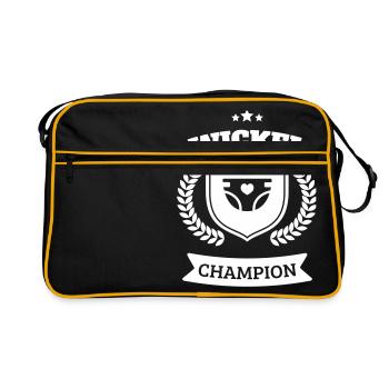 Champion du changement de couches couches - Sac Retro - noir/or - Devant