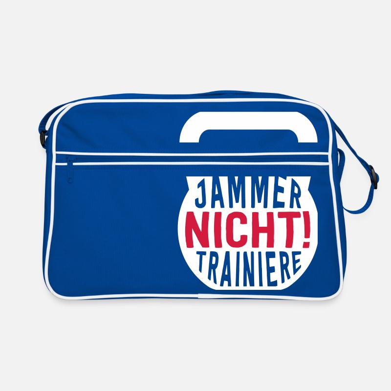 JAMMER NICHT! TRAINIERE Retro Tasche