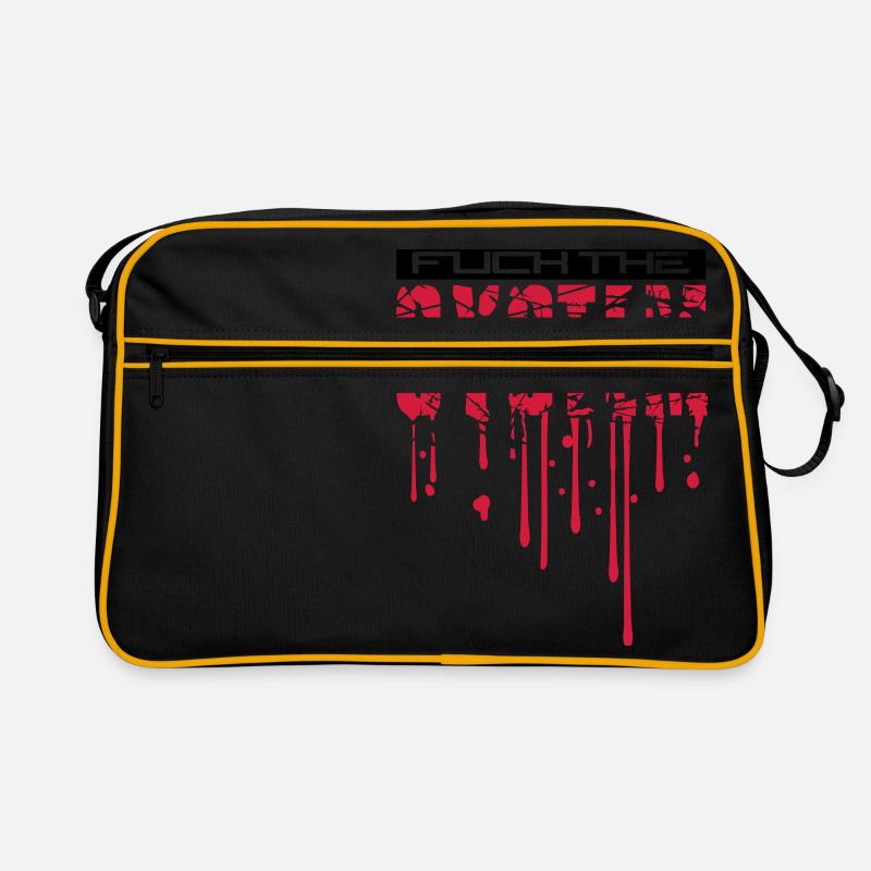 gouttes de sang cool spray graffiti timbre baiser le Sac Retro