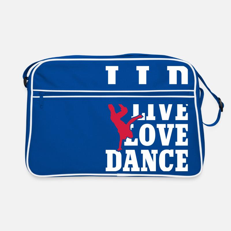 Live Love Dance Retro Tasche