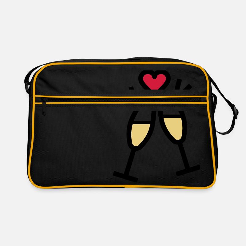 ou mousseux pour la Saint-Valentin Sac Retro