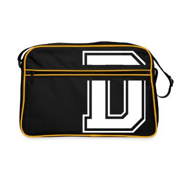 d - Retro Bag - black/gold - Front