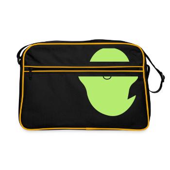 fantôme - Sac Retro - noir/or - Devant