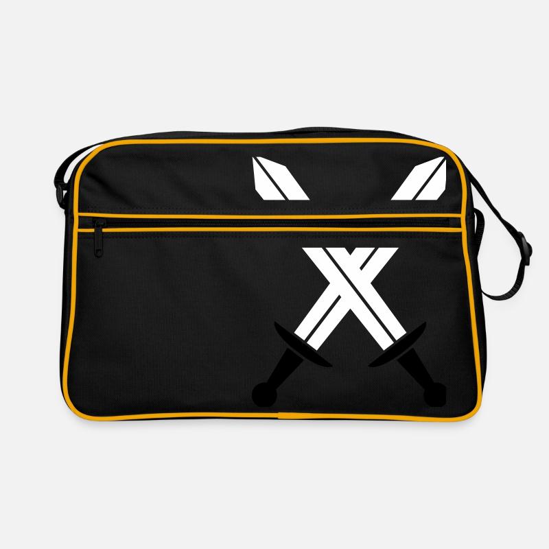 Épées croisées Sac Retro