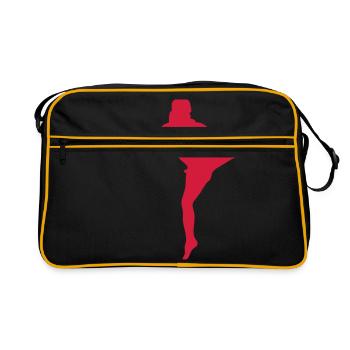 sport kickboxing - Sac Retro - noir/or - Devant