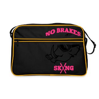 Pistensau No Brakes 2farbig - Sac Retro - noir/or - Devant