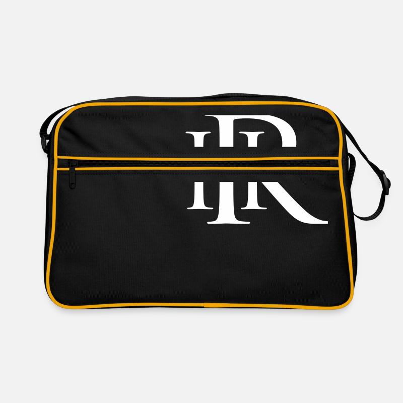 Dein Monogramm HR Retro Tasche