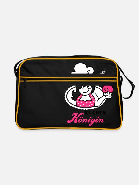 Queen kitchens - kitchen queen 3C - Retro Bag - black/gold - Front