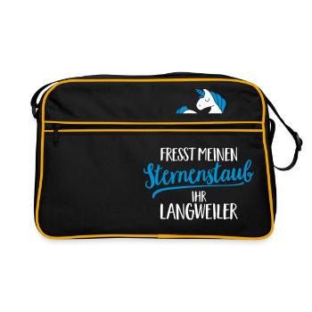 Manger mon Stardust vous ennuyer - Sac Retro - noir/or - Devant