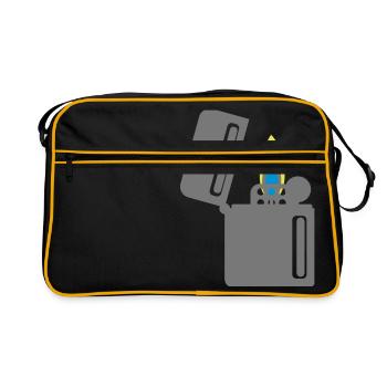Briquets - Sac Retro - noir/or - Devant