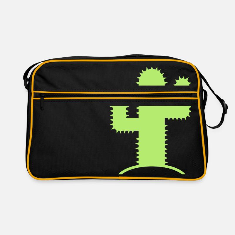 Cactus - Sac Retro - noir/or