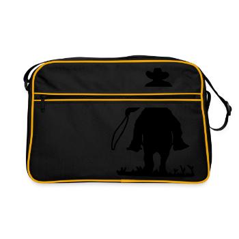 Cowboy - Retro Bag - black/gold - Front