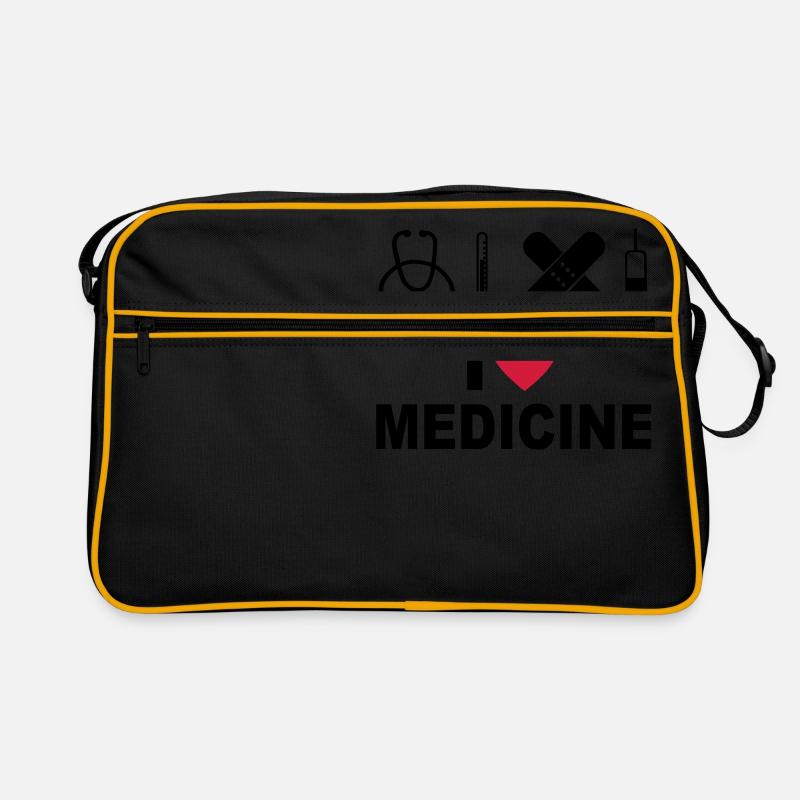 J'adore la médecine Sac Retro