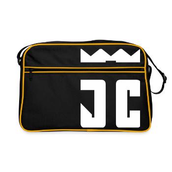 JC Logo black - Retro Tasche - Schwarz/Gold - Vorne