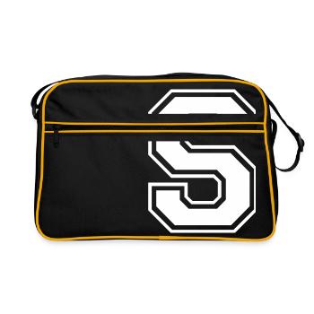 s - Retro Bag - black/gold - Front