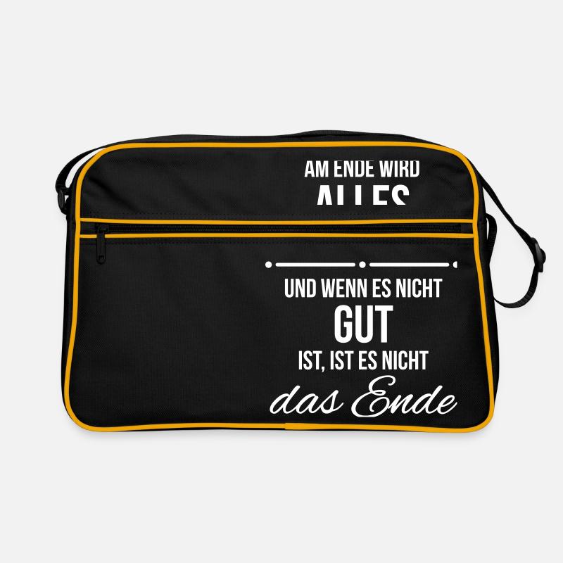 Ende gut alles gut Retro Tasche