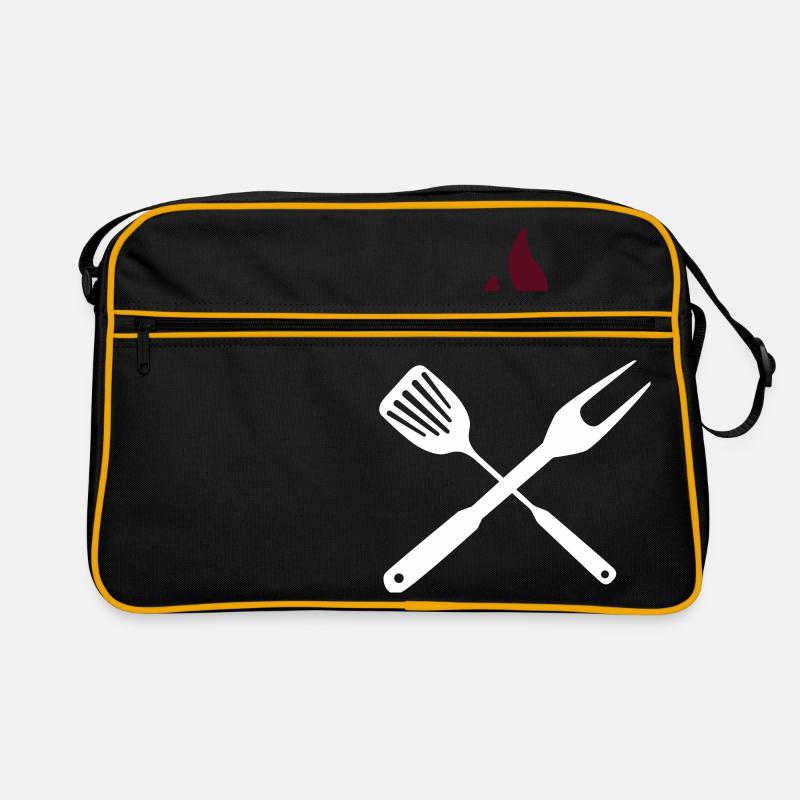 Couverts de barbecue Sac Retro