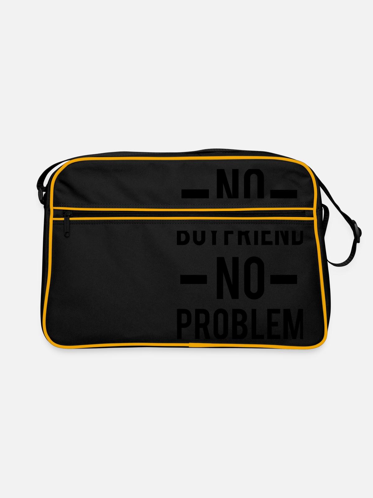 No Boyfriend - Retro Bag - black/gold - Front