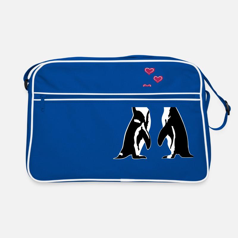 Penguins in love Sac Retro