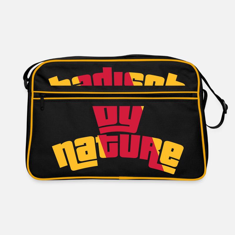Badisch by nature - Retro Tasche - Schwarz/Gold