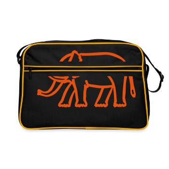 elephant - Sac Retro - noir/or - Devant